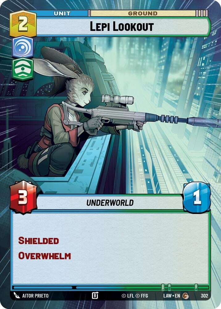 Image for Lepi Lookout (Hyperspace) (302) (LAW) - Star Wars: Unlimited