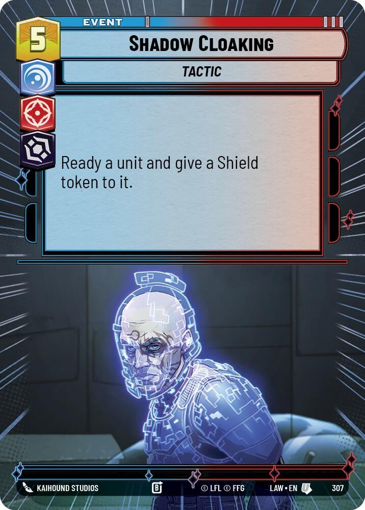 Image for Shadow Cloaking (Hyperspace) (307) (LAW) - Star Wars: Unlimited