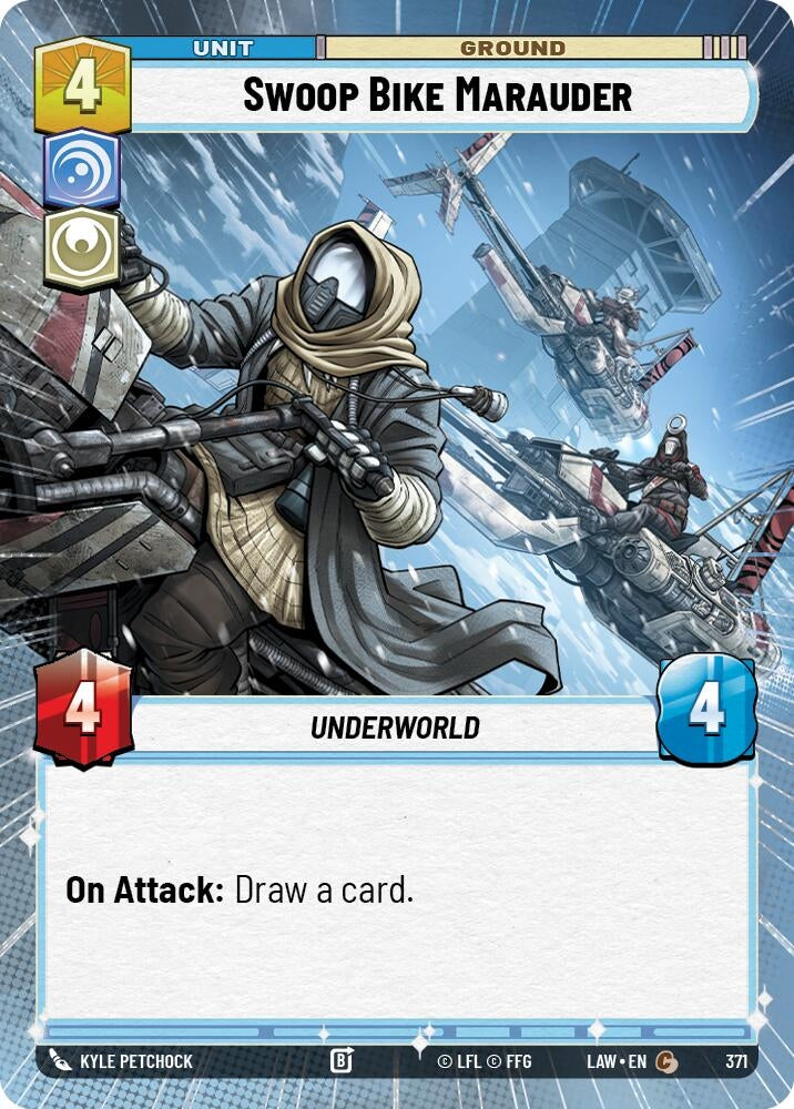 Image for Swoop Bike Marauder (Hyperspace) (371) (LAW) - Star Wars: Unlimited