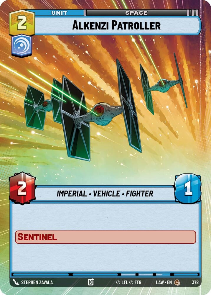Image for Alkenzi Patroller (Hyperspace) (378) (LAW) - Star Wars: Unlimited