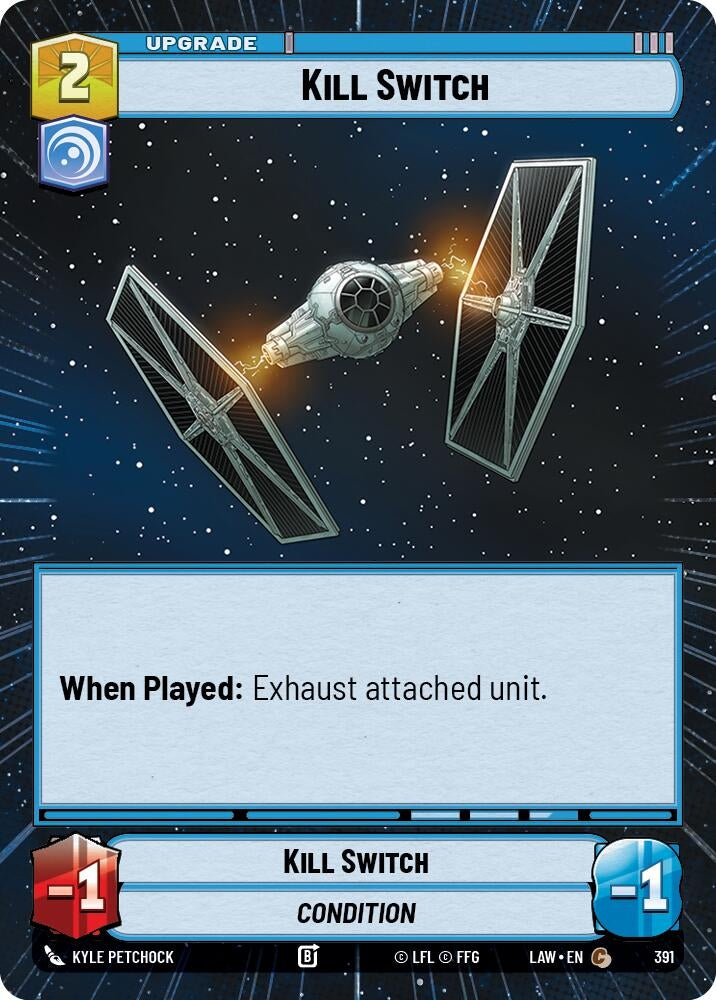 Image for Kill Switch (Hyperspace) (391) (LAW) - Star Wars: Unlimited