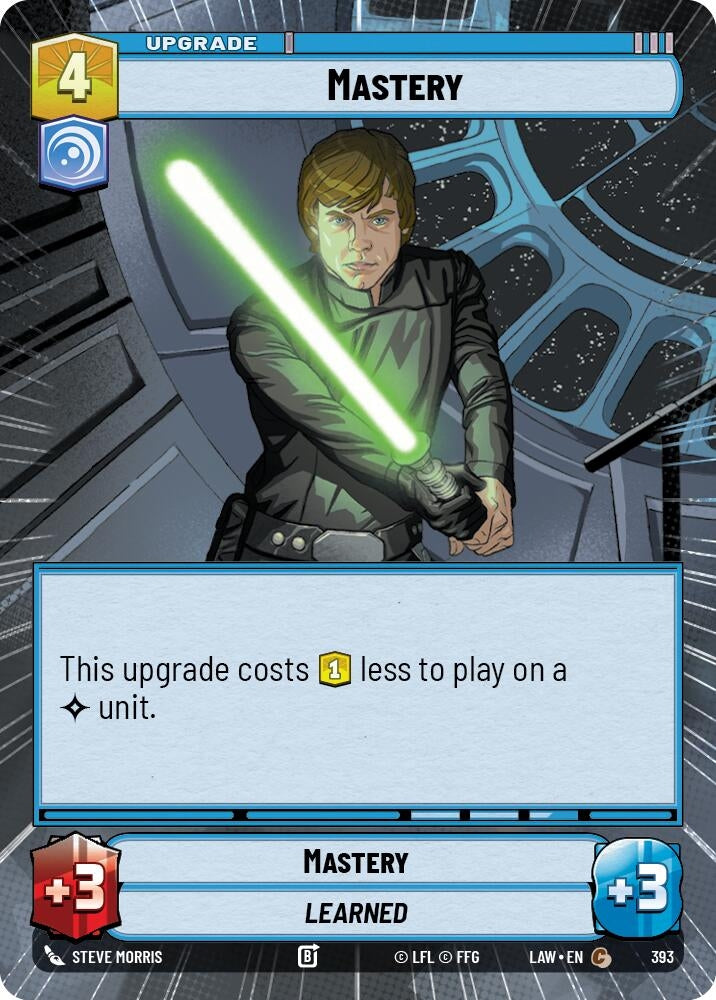 Image for Mastery (Hyperspace) (393) (LAW) - Star Wars: Unlimited