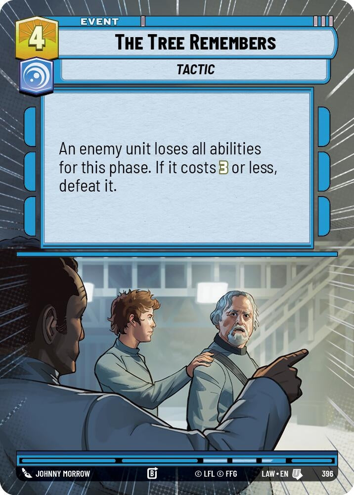 Image for The Tree Remembers (Hyperspace) (396) (LAW) - Star Wars: Unlimited