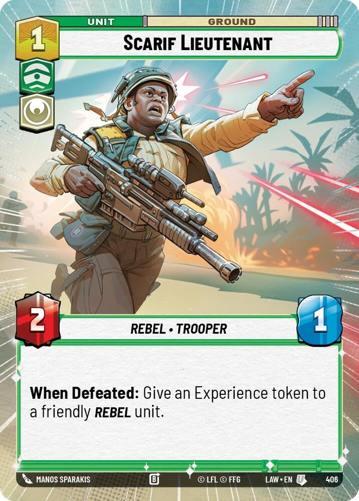 Image for Scarif Lieutenant (Hyperspace) (406) (LAW) - Star Wars: Unlimited