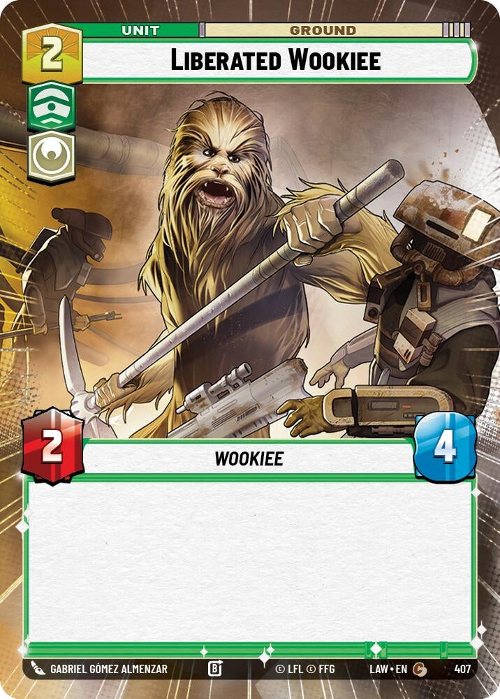 Image for Liberated Wookie (Hyperspace) (407) (LAW) - Star Wars: Unlimited