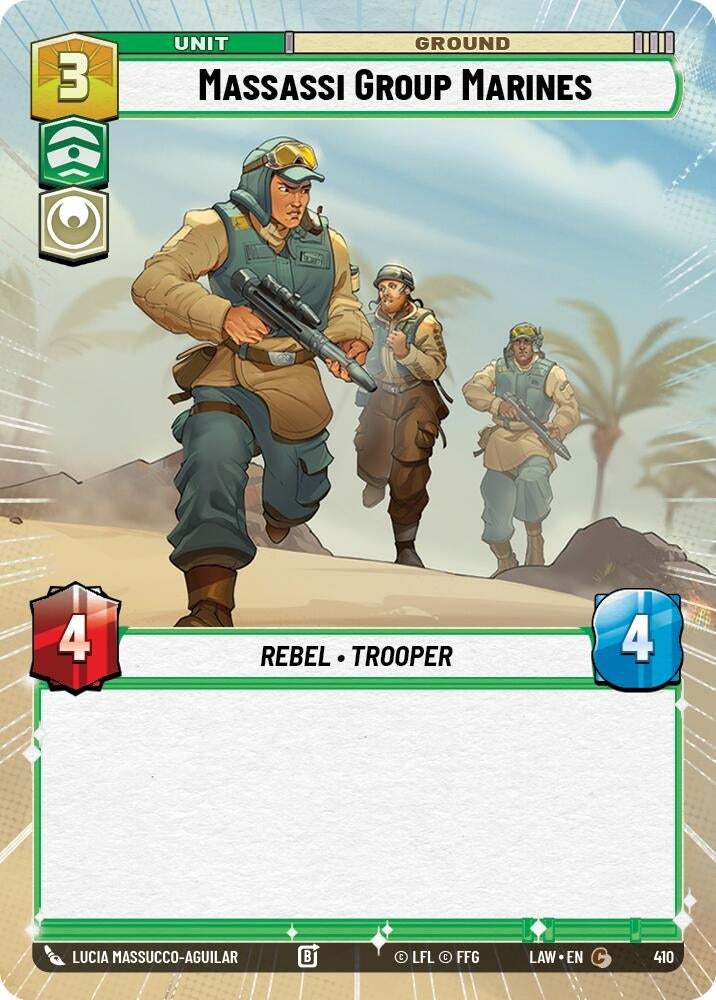 Image for Massassi Group Marines (Hyperspace) (410) (LAW) - Star Wars: Unlimited