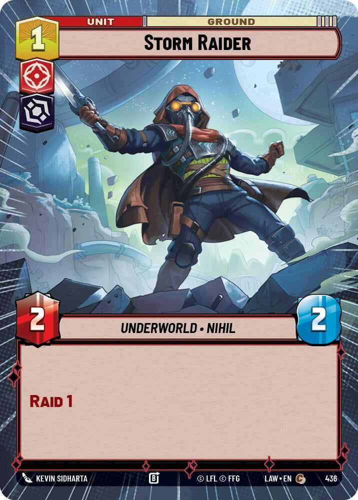 Image for Storm Raider (Hyperspace) (436) (LAW) - Star Wars: Unlimited