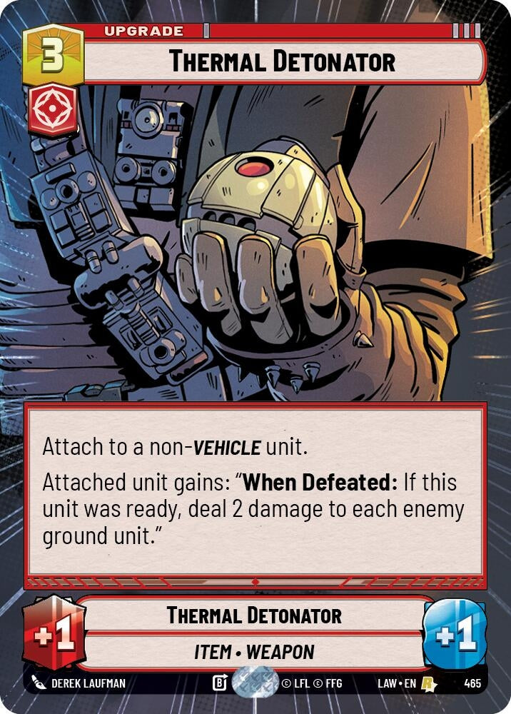 Image for Thermal Detonator (Hyperspace) (465) (LAW) - Star Wars: Unlimited