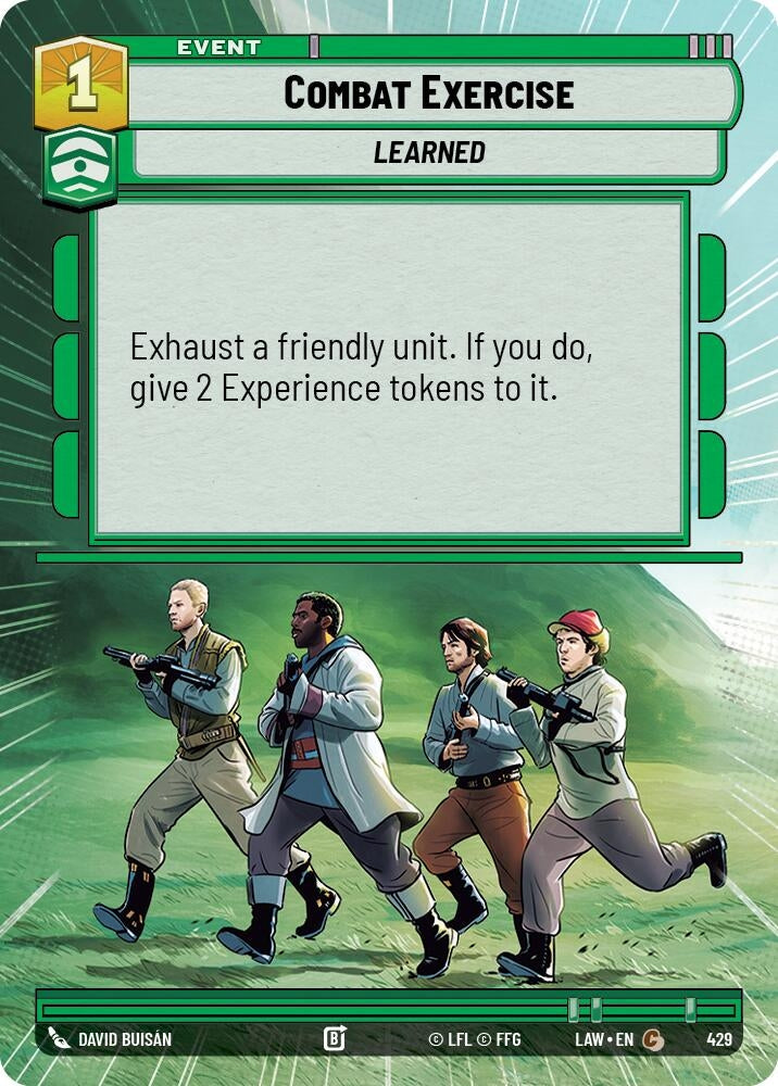 Image for Combat Exercise (Hyperspace) (429) (LAW) - Star Wars: Unlimited