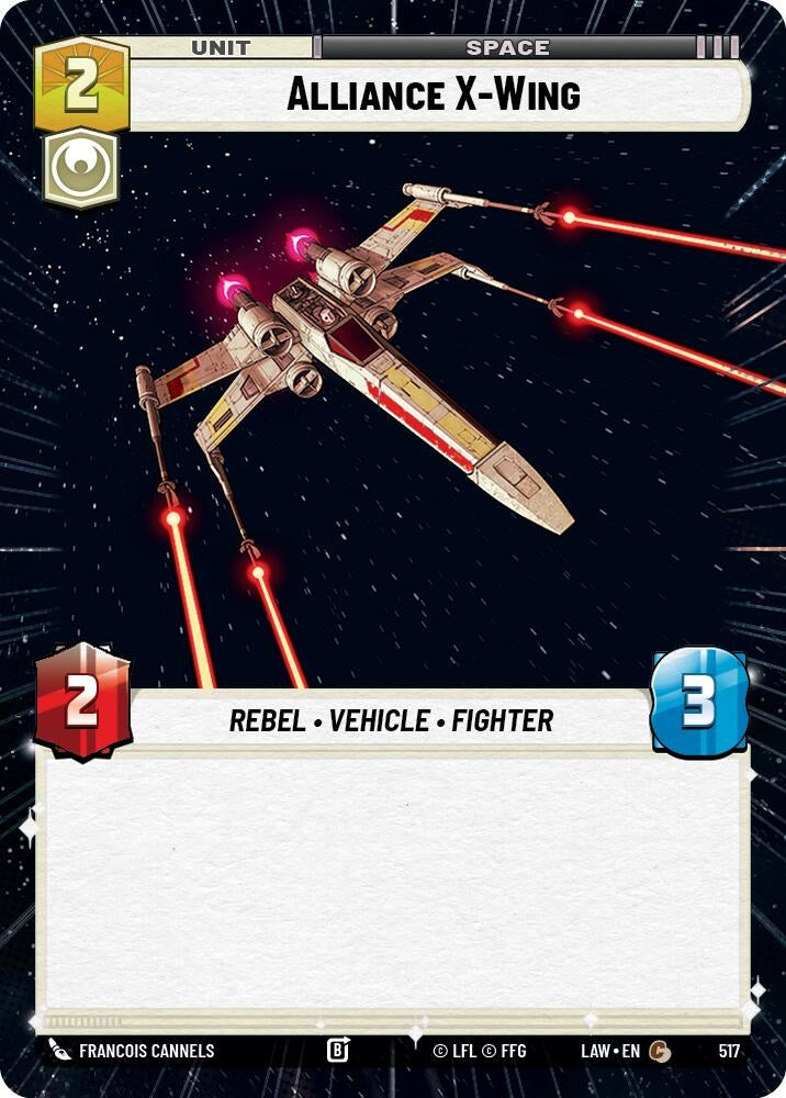 Image for Alliance X-Wing (Hyperspace) (517) (LAW) - Star Wars: Unlimited