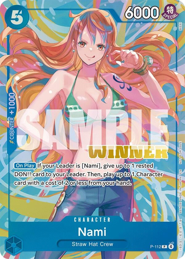 Image for Nami (Heroines Battle Winner Pack) (P-112) (OP-PR) - One Piece Card Game