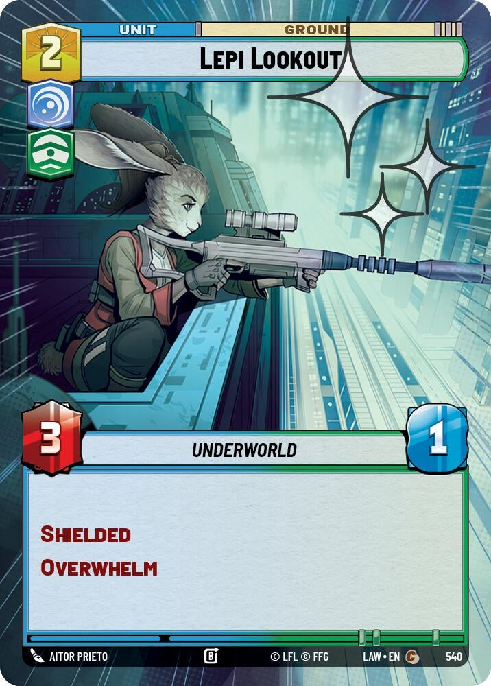 Image for Lepi Lookout (Hyperspace Foil) (540) (LAW) - Star Wars: Unlimited
