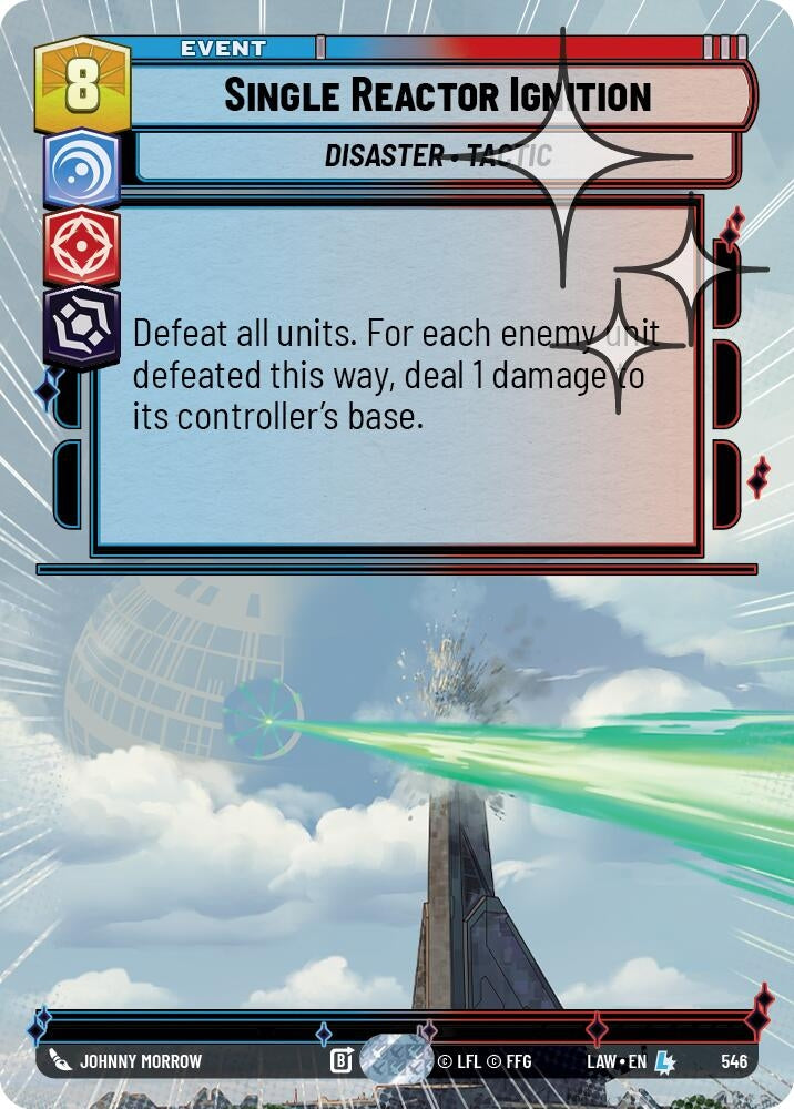 Image for Single Reactor Ignition (Hyperspace Foil) (546) (LAW) - Star Wars: Unlimited