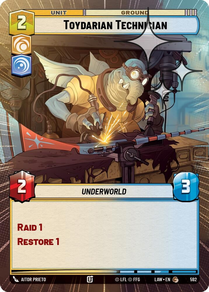 Image for Toydarian Technician (Hyperspace Foil) (592) (LAW) - Star Wars: Unlimited