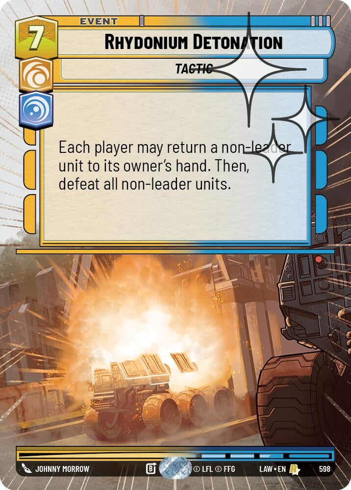 Image for Rhydonium Detonation (Hyperspace Foil) (598) (LAW) - Star Wars: Unlimited