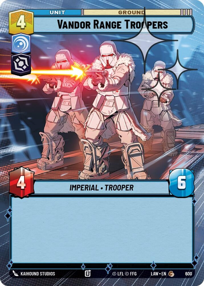 Image for Vandor Range Troopers (Hyperspace Foil) (600) (LAW) - Star Wars: Unlimited