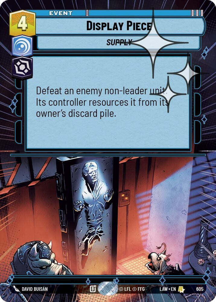 Image for Display Piece (Hyperspace Foil) (605) (LAW) - Star Wars: Unlimited