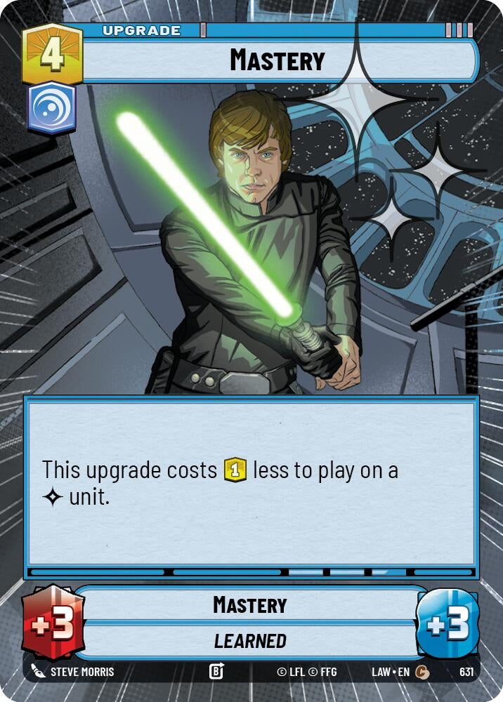 Image for Mastery (Hyperspace Foil) (631) (LAW) - Star Wars: Unlimited