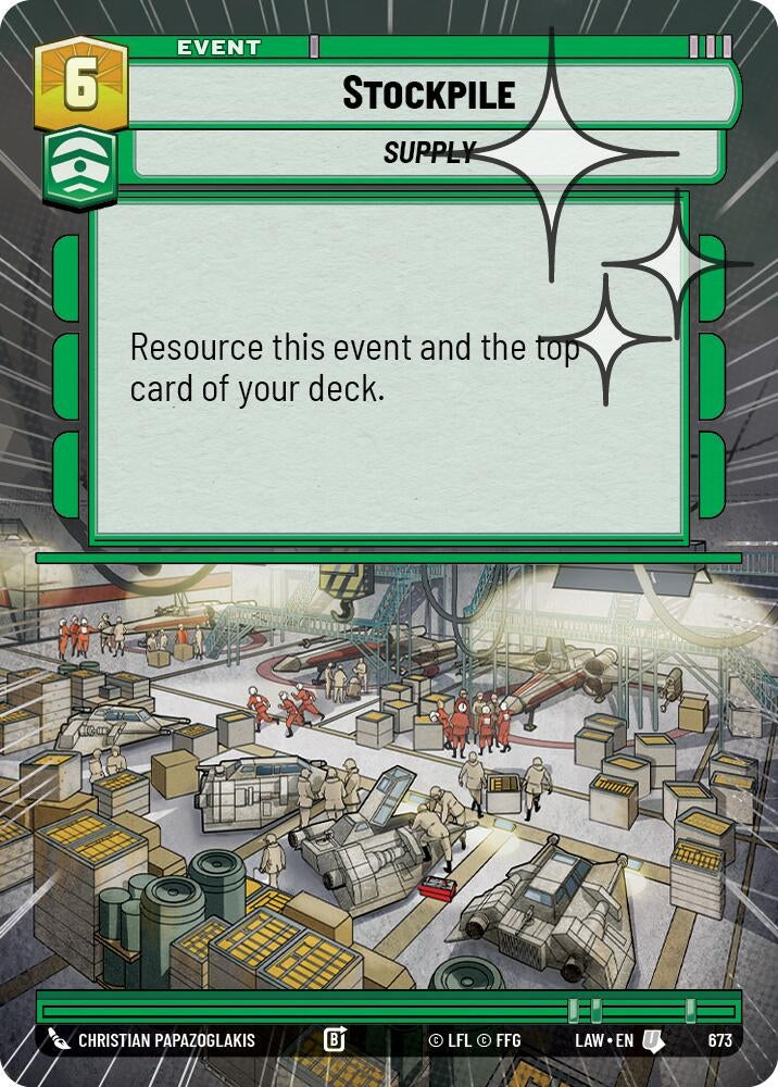 Image for Stockpile (Hyperspace Foil) (673) (LAW) - Star Wars: Unlimited