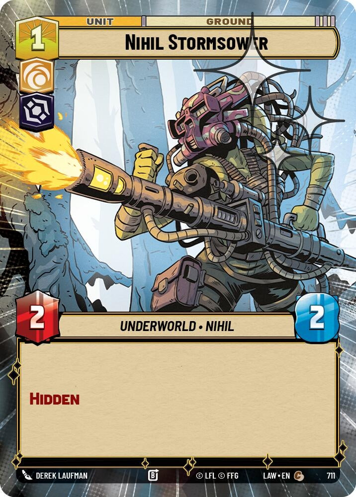 Image for Nihil Stormsower (Hyperspace Foil) (711) (LAW) - Star Wars: Unlimited