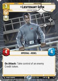 Lieutenant Gorn - I Deserve Worse (Hyperspace Foil) - A Lawless Time - 723