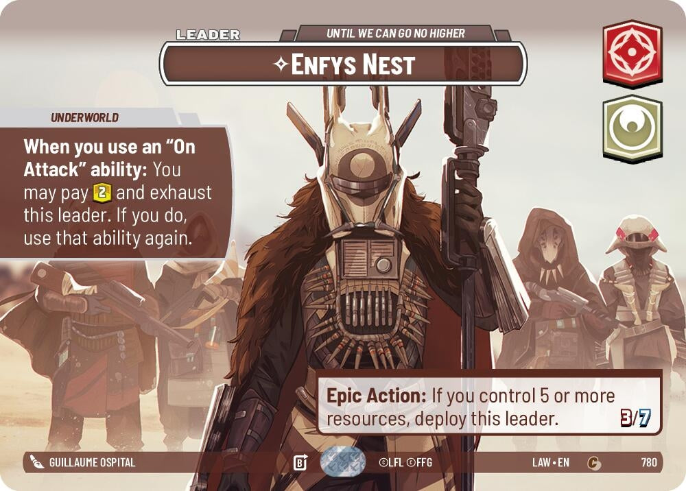 Image for Enfys Nest - Until We Can Go No Higher (Showcase) (780) (LAW) - Star Wars: Unlimited