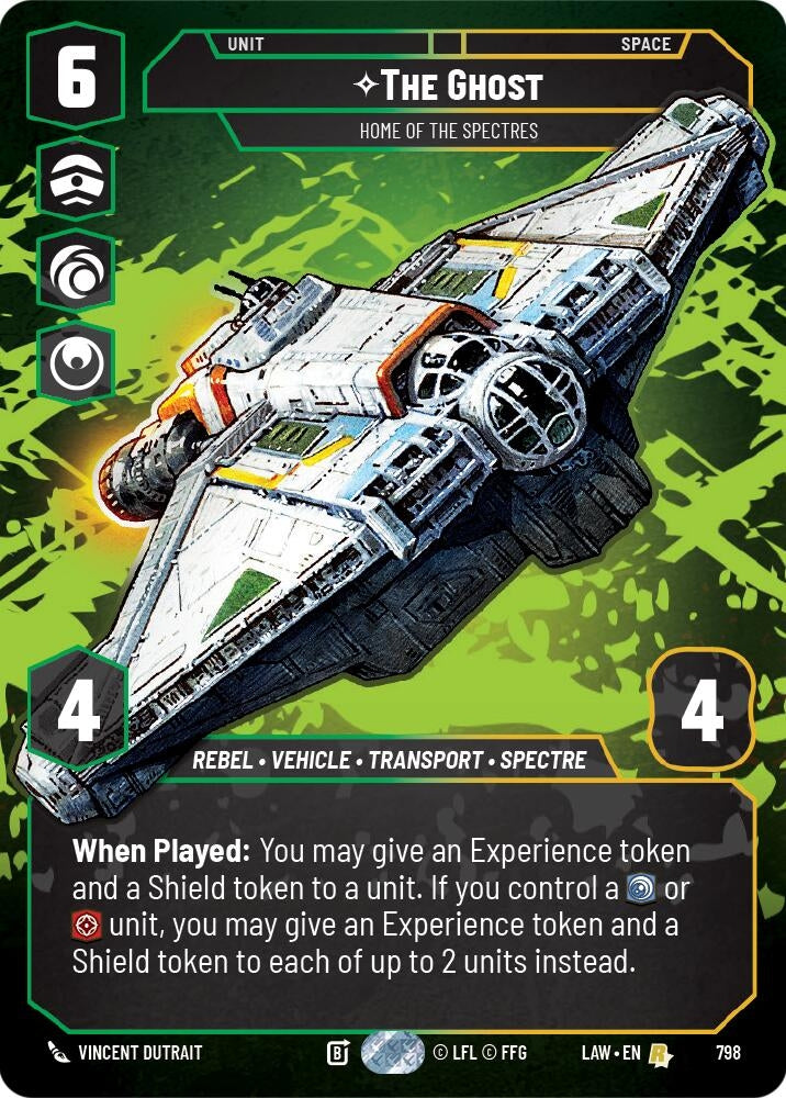 Image for The Ghost - Home of the Spectres (Prestige) (798) (LAW) - Star Wars: Unlimited
