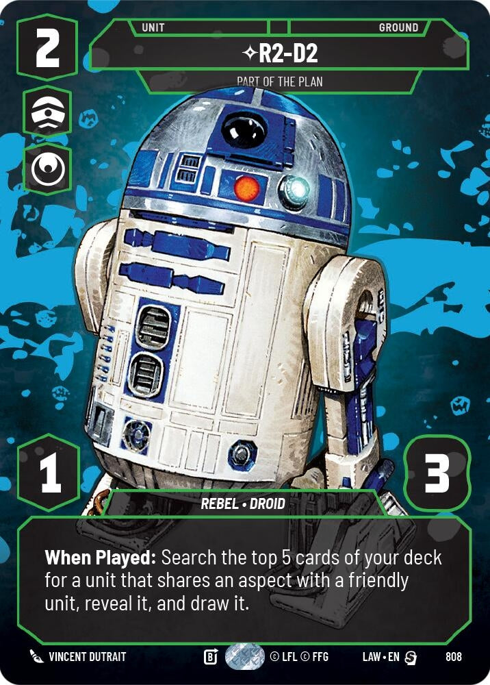 Image for R2-D2 - Part of the Plan (Prestige) (808) (LAW) - Star Wars: Unlimited