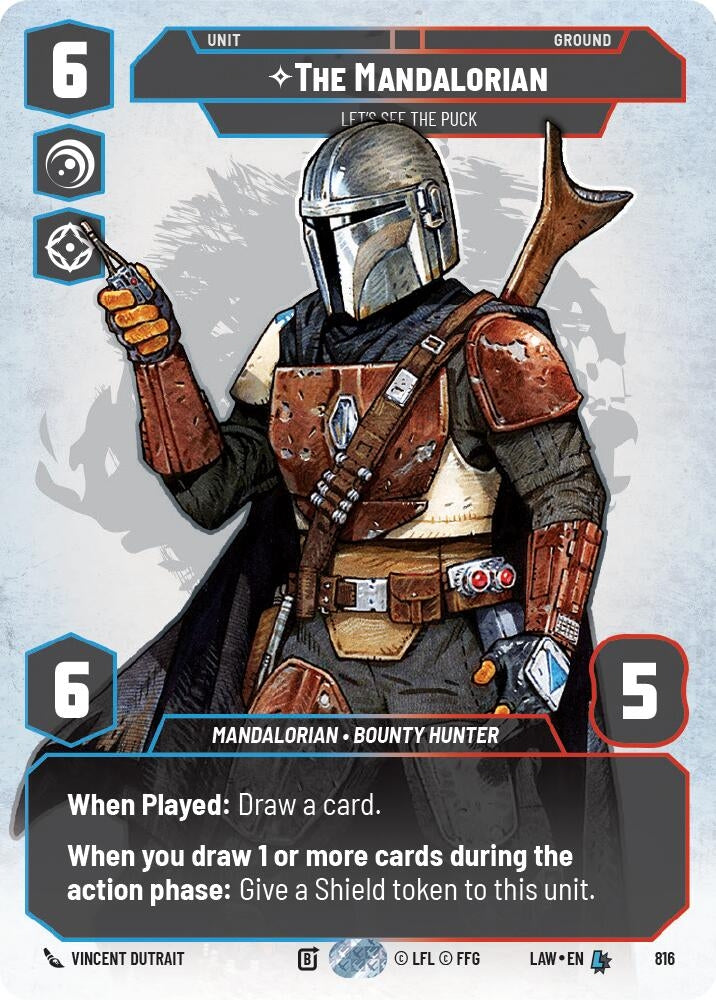 Image for The Mandalorian - Let's See The Puck (Prestige) (816) (LAW) - Star Wars: Unlimited