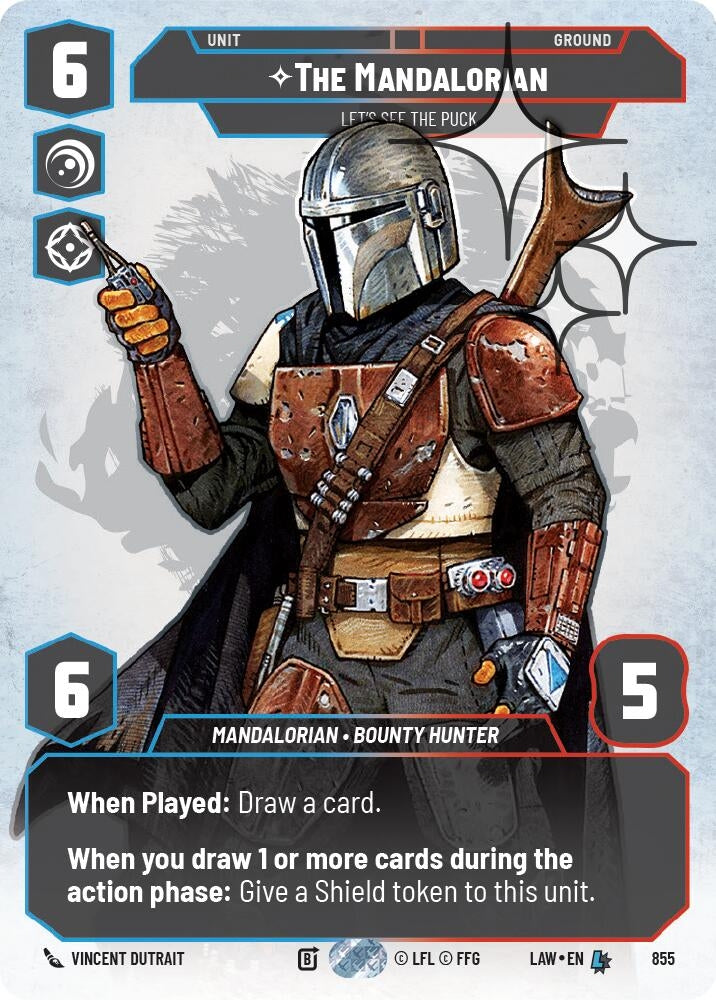 Image for The Mandalorian - Let's See The Puck (Prestige Foil) (855) (LAW) - Star Wars: Unlimited