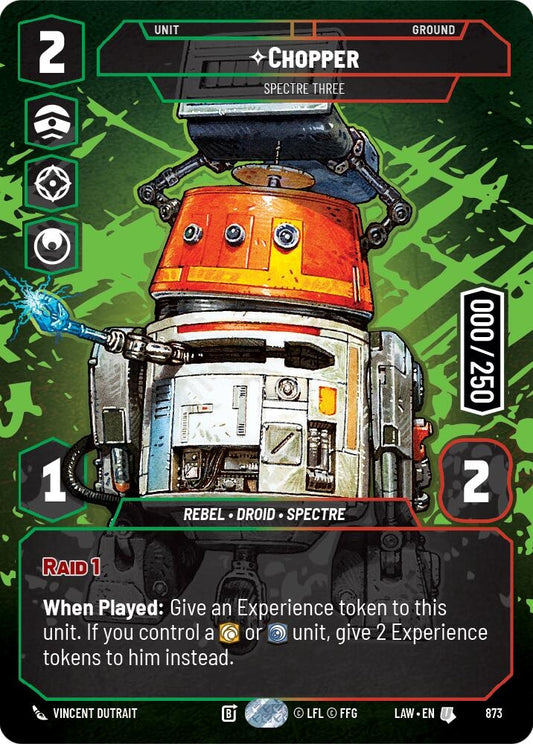 Image for Chopper - Spectre Three (Serialized) (873) (LAW) - Star Wars: Unlimited