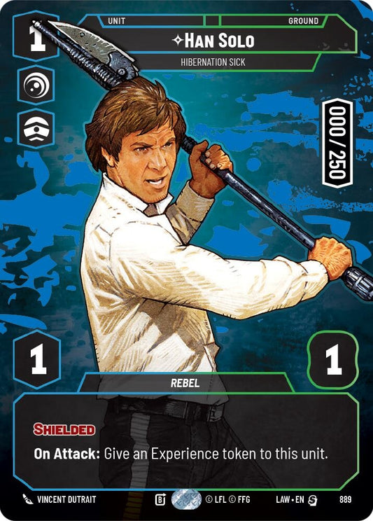 Image for Han Solo - Hibernation Sick (Serialized) (889) (LAW) - Star Wars: Unlimited