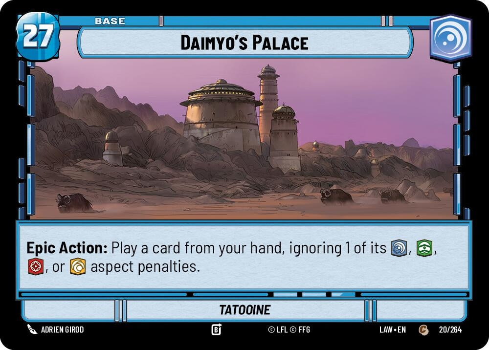 Image for Daimyo's Palace // Credit (20 // T01) (LAW) - Star Wars: Unlimited