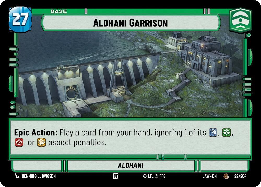 Image for Aldhani Garrison // Experience (22 // T02) (LAW) - Star Wars: Unlimited