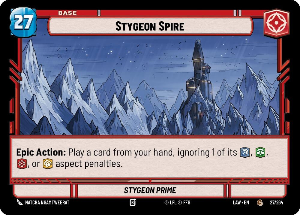 Image for Stygeon Spire // Shield (27 // T03) (LAW) - Star Wars: Unlimited