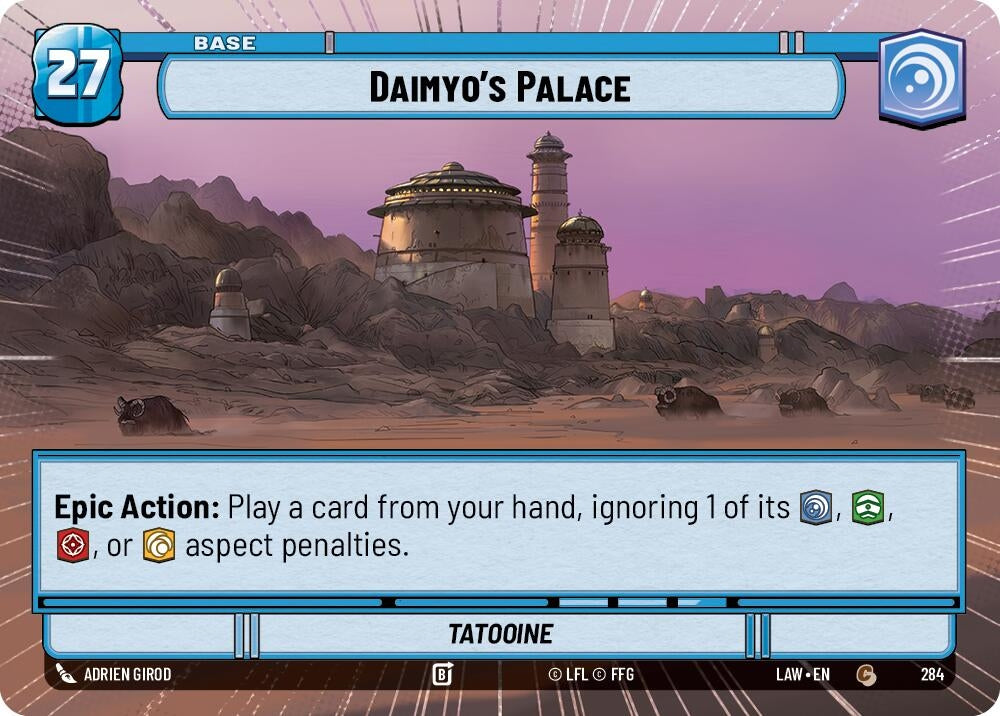 Image for Daimyo's Palace // Credit (Hyperspace) (284 // T04) (LAW) - Star Wars: Unlimited