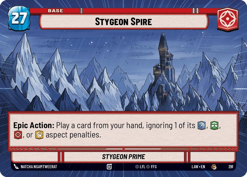 Image for Stygeon Spire // Experience (Hyperspace) (291 // T05) (LAW) - Star Wars: Unlimited