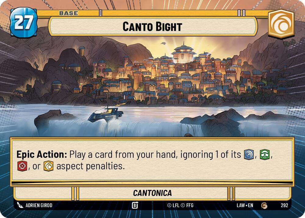 Image for Canto Bight // Shield (Hyperspace) (292 // T06) (LAW) - Star Wars: Unlimited
