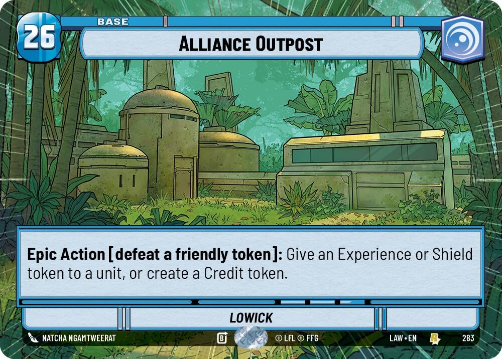 Image for Alliance Outpost (Hyperspace) (283) (LAW) - Star Wars: Unlimited