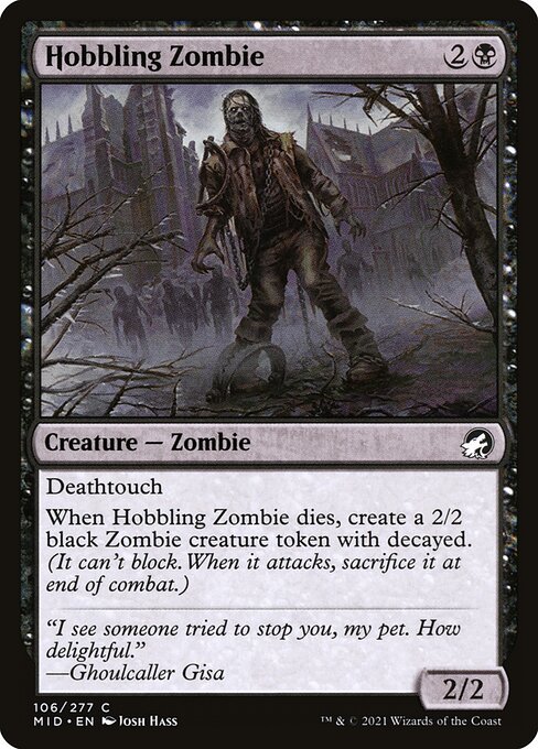 Hobbling Zombie - Innistrad: Midnight Hunt - 106
