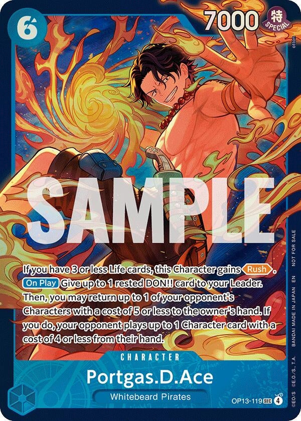 Image for Portgas.D.Ace (119) (Treasure Cup 2026) (Store) (OP13-119) (OP-PR) - One Piece Card Game