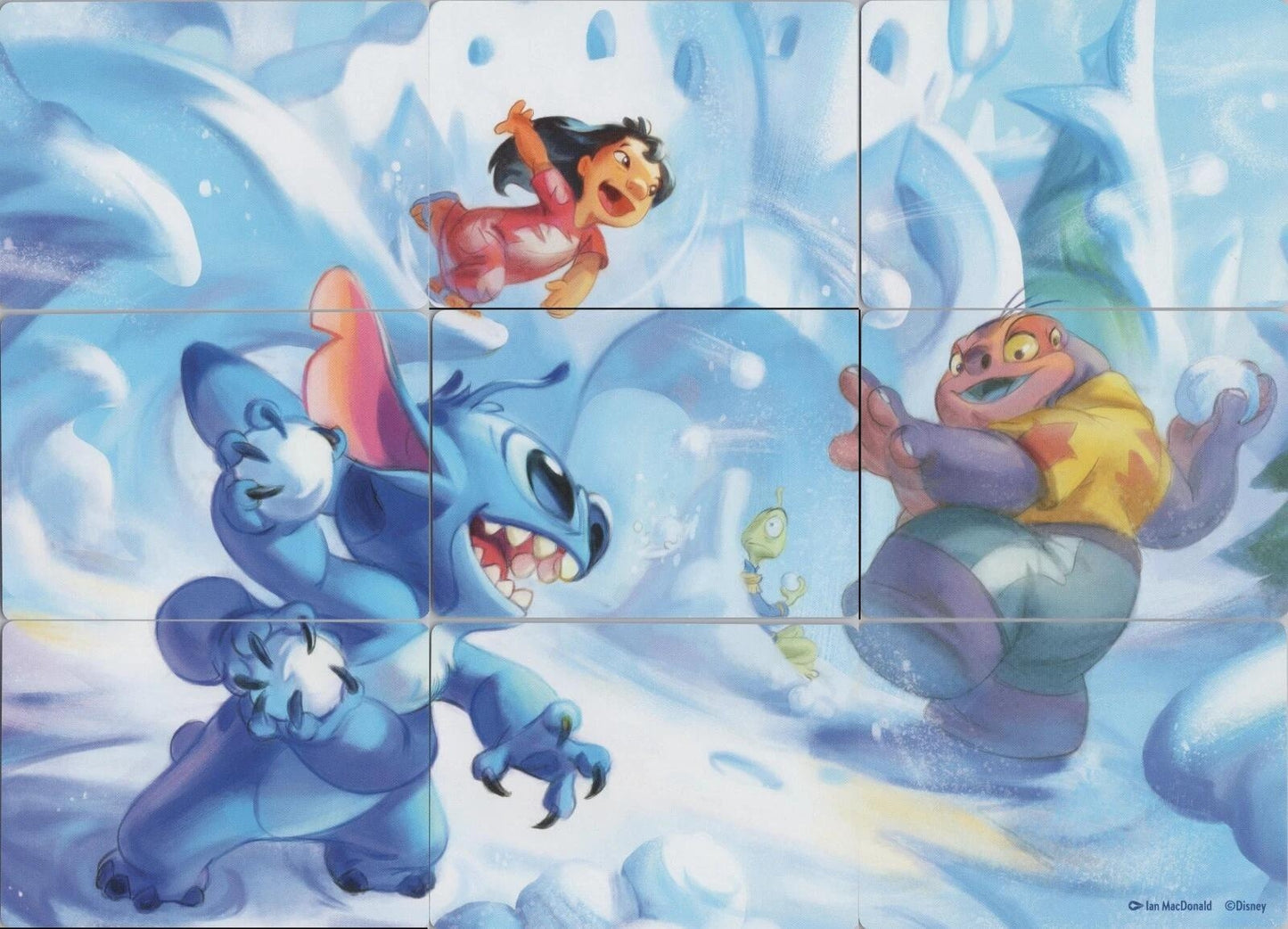 Image for Winterspell Snowball Fight Puzzle Insert (Set of 9) (11) - Disney Lorcana