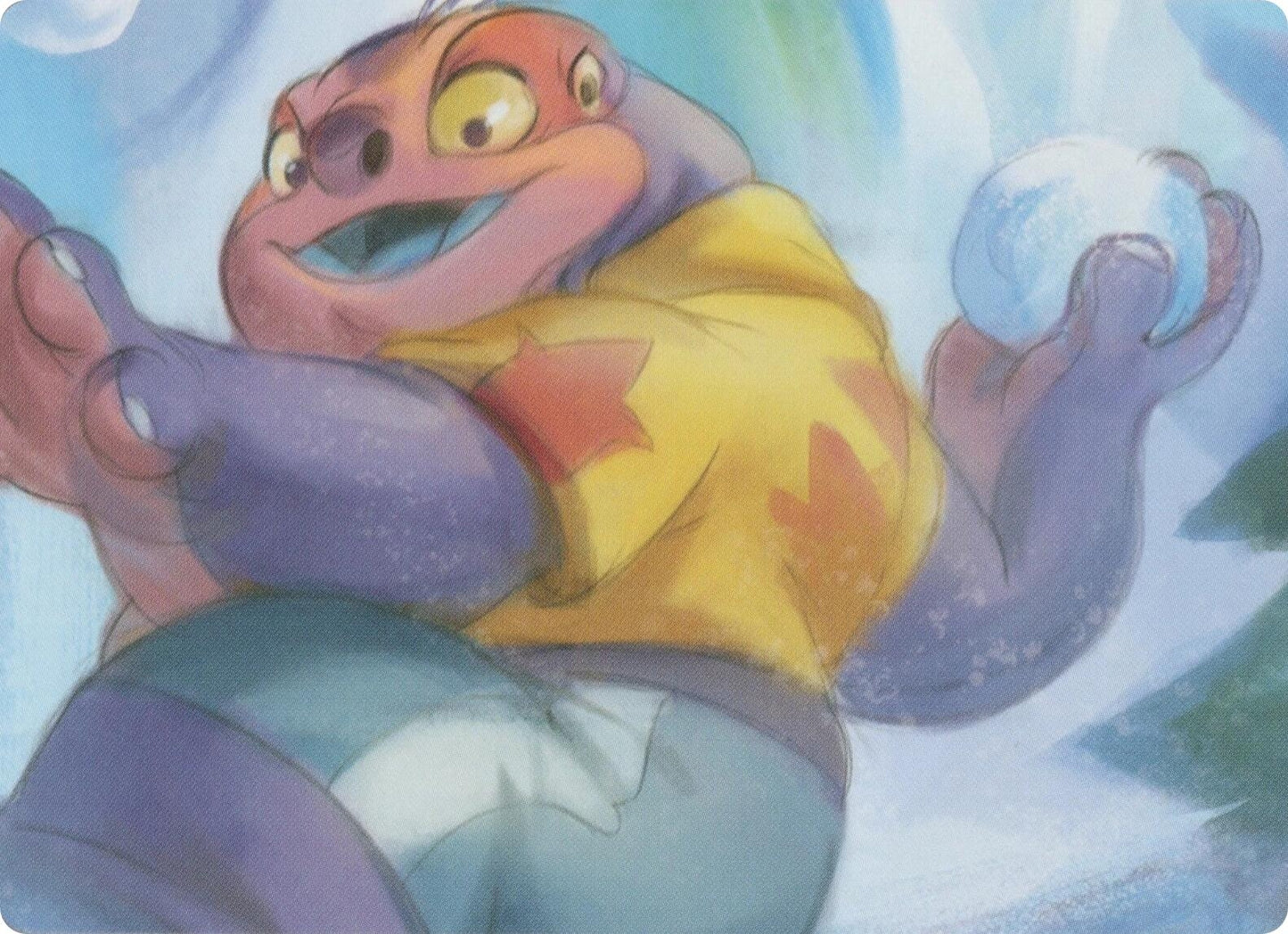 Image for Winterspell Snowball Fight Puzzle Insert (Middle Right) (11) - Disney Lorcana