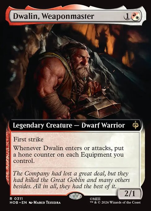Dwalin, Weaponmaster - The Hobbit - 311