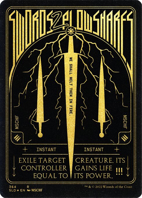 Swords to Plowshares - Secret Lair Drop - 364