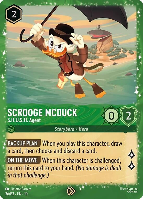 Image for Scrooge McDuck - S.H.U.S.H. Agent (36) (DLPC) - Disney Lorcana