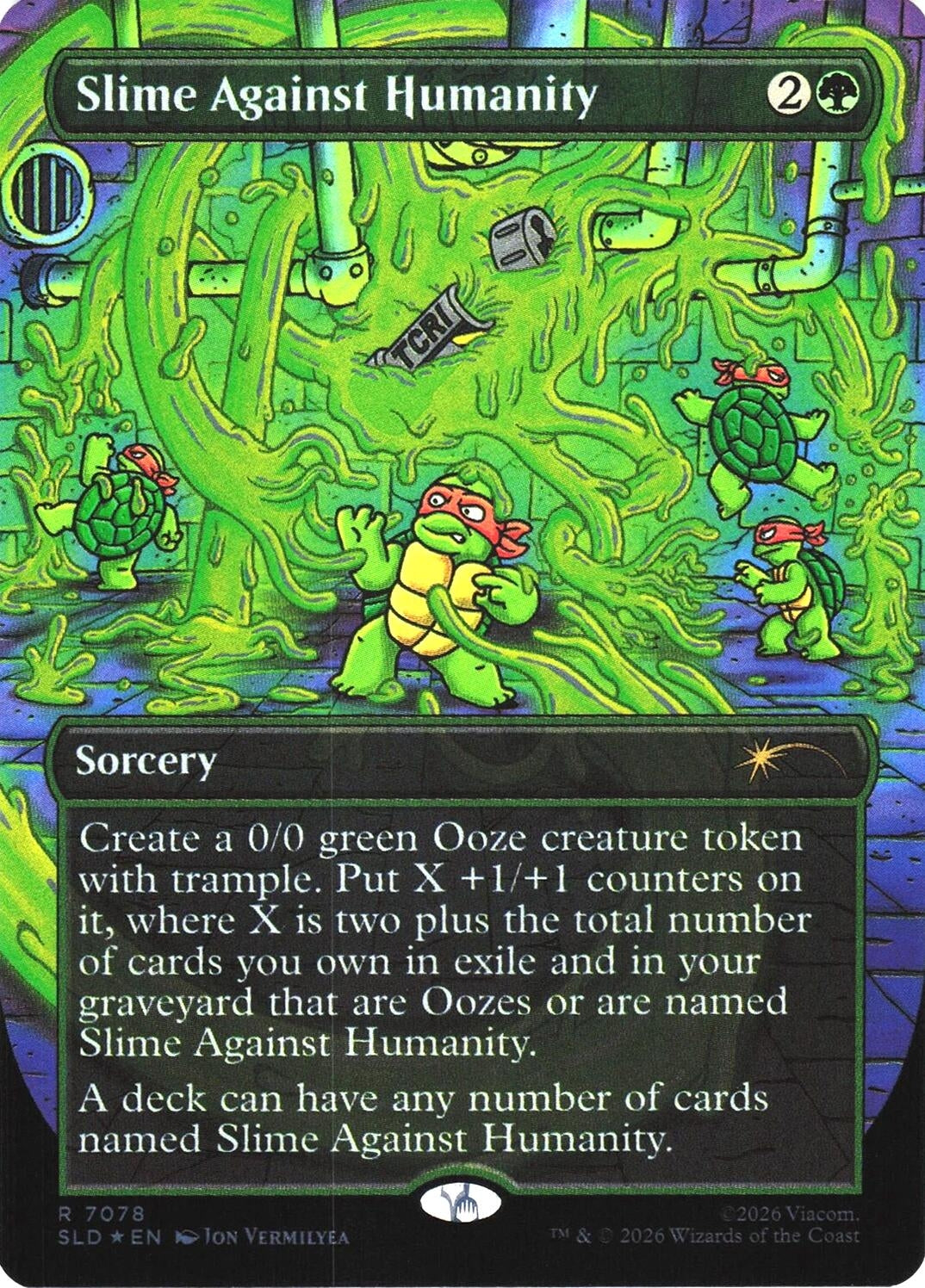 Image for Slime Against Humanity (7078) (7078) (SLD) - Magic: The Gathering