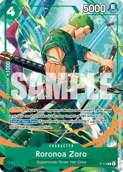 Roronoa Zoro (114) (P-114) (OP-PR)