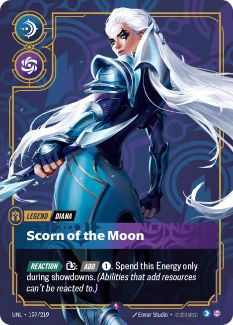 Image for Diana - Scorn of the Moon (197/219) (UNL) - Riftbound: League of Legends Trading Card Game