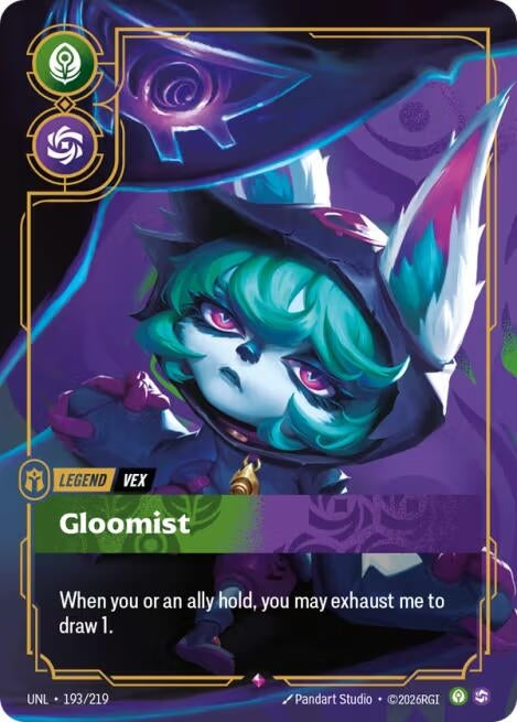 Image for Vex - Gloomist (193/219) (UNL) - Riftbound: League of Legends Trading Card Game